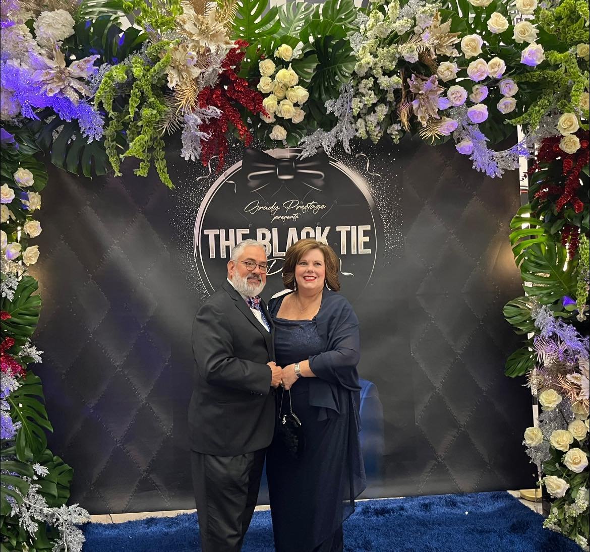 Stephen Longoria with his wife Tracy at a campaign event